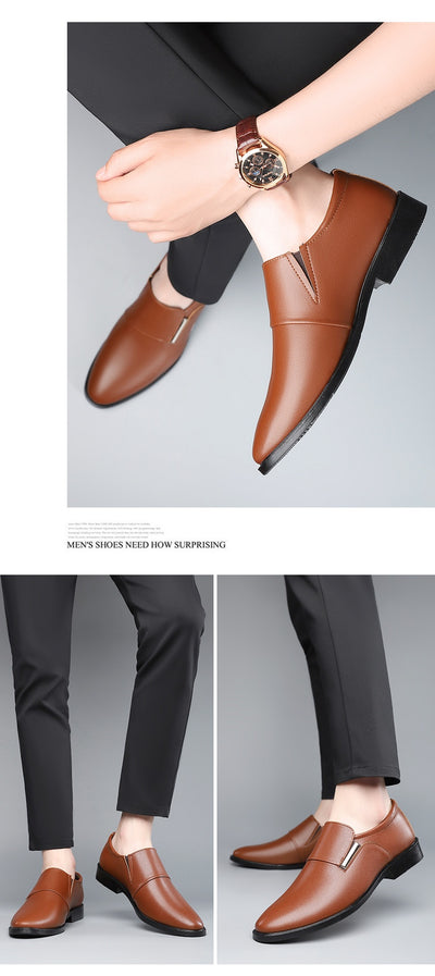 Zapatos Formales de Cuero con Punta Afilada para Hombre - Image 20