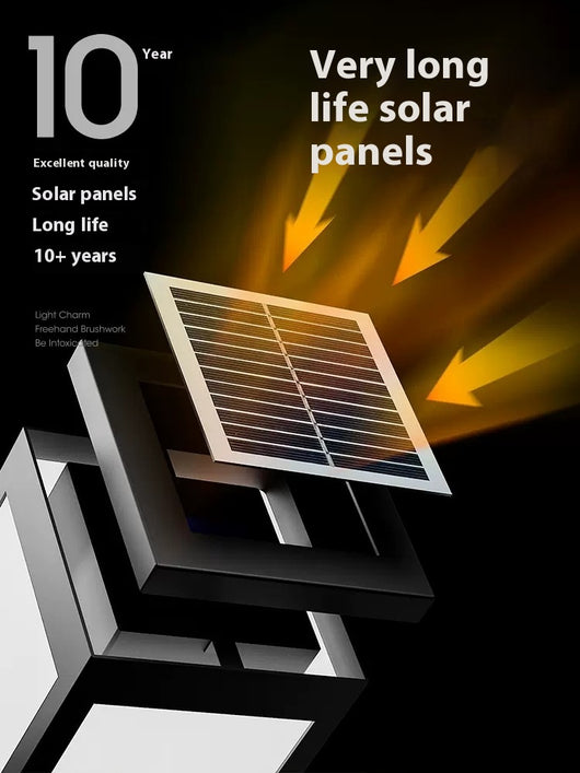 Lámpara Solar para Jardín Impermeable - Iluminación Exterior para Villa y Patio - Image 4