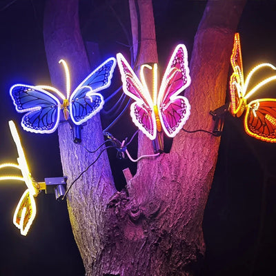 Luces Decorativas LED Mariposas para Jardín y Espacios Públicos - Image 2