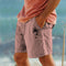 Shorts de Playa Hawaianos Transpirables con Estampado 3D para Hombre