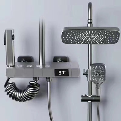 Conjunto de Ducha Termostático Piano Key en Cobre Puro - Image 8