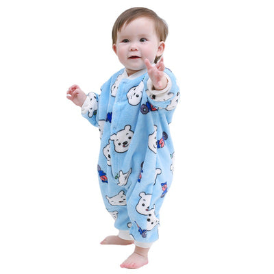 Pijama Enterizo Térmico para Bebé en Polar Coral Acolchado - Image 17