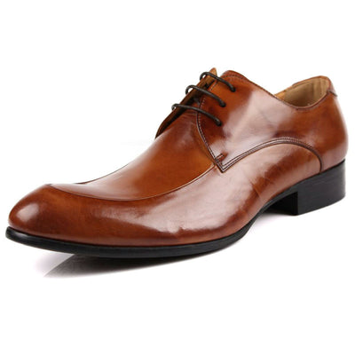 Zapatos de Vestir Ejecutivos con Punta Afilada - Estilo Británico Premium - Image 9