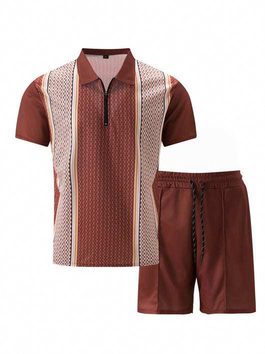 Conjunto Deportivo Hombre Pantalones Cortos y Camiseta Manga Corta - Image 44