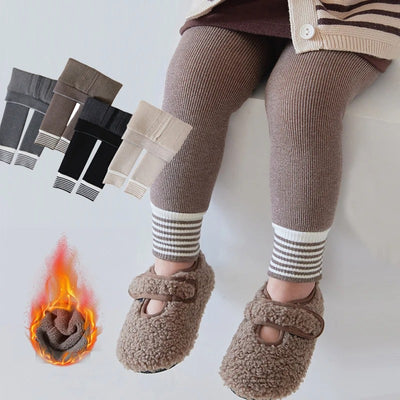 Pantalones Térmicos Acolchados para Bebé - Leggings Gruesos Cadera a Tobillo