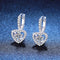 Aretes de Plata Esterlina 925 con Moissanita - Estilo Europeo y Americano