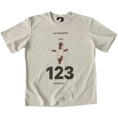 Camiseta Americana Holgada Vintage Desgastada Unisex - Image 3