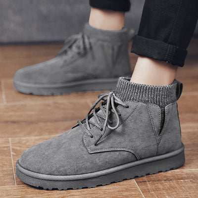 Botas Altas Acolchadas para Hombre - Zapatos de Algodón del Noreste - Image 7