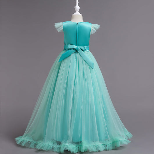 Vestido Elegante Infantil de Verano para Presentaciones de Piano - Image 22