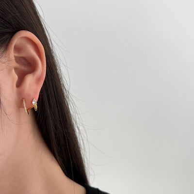 Aretes de Plata Esterlina S925 de Lujo Ligero para Mujer - Image 2