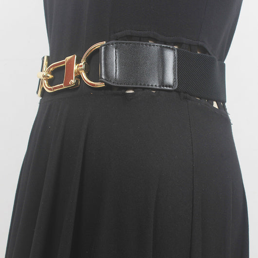 Traje Falda Ejecutivo con Cintura Elástica de Metal - Image 10
