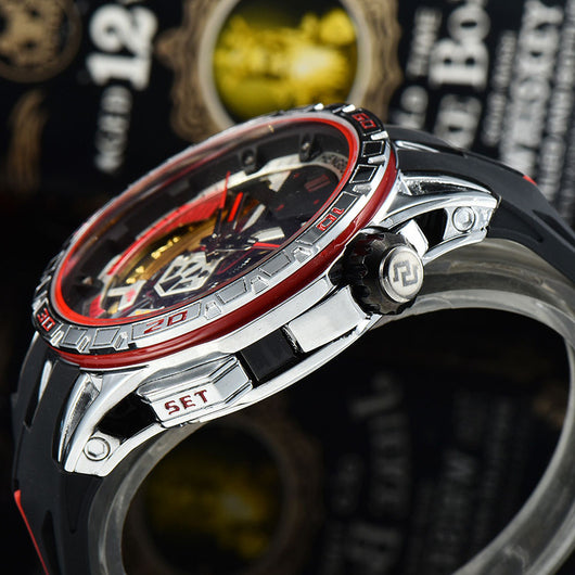 Reloj de Silicona Hueca con Esfera Grande y Redonda - Image 6