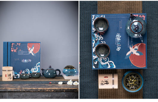 Juego de Té Kung Fu en Caja de Regalo - Cerámica Premium para Negocios - Image 26