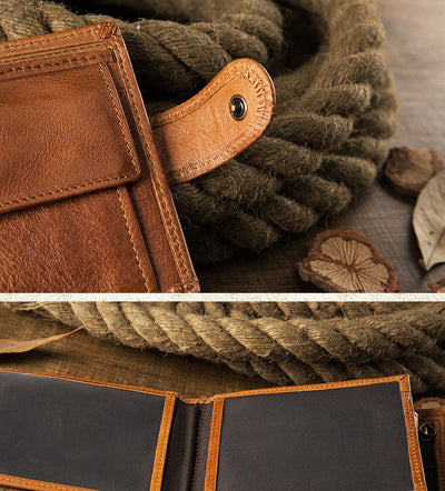 Billetera Compacta de Cuero para Hombre con Múltiples Compartimentos - Image 14
