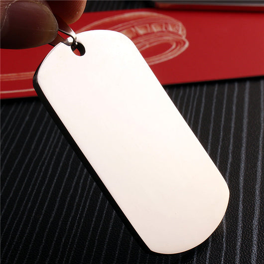 Placa de Identificación para Perro en Acero Inoxidable con Grabado Láser - Image 2
