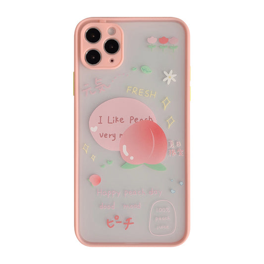 Funda para iPhone XS Diseño Durazno de Verano