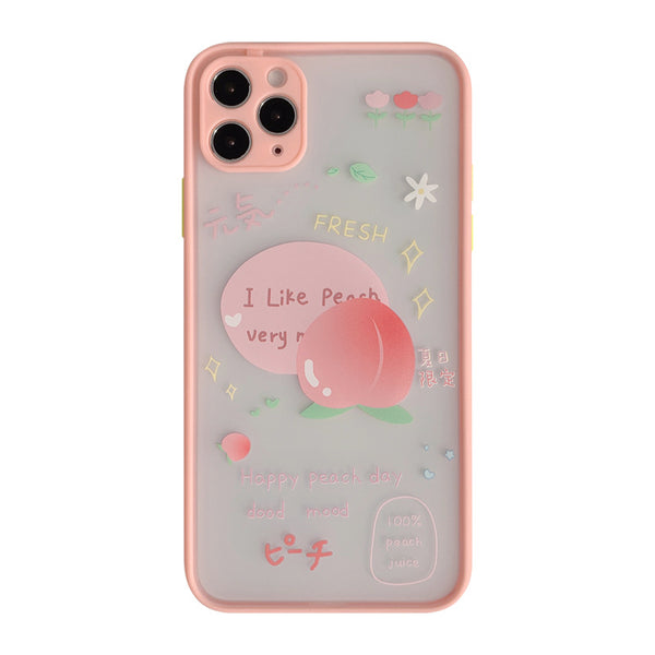 Funda para iPhone XS Diseño Durazno de Verano