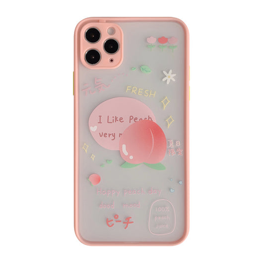 Funda para iPhone XS Diseño Durazno de Verano