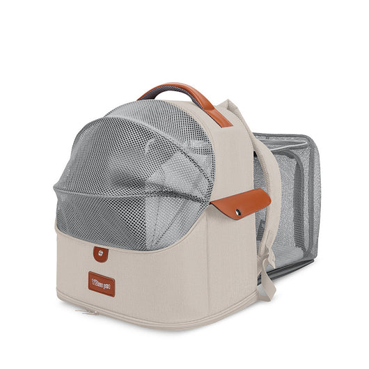 Mochila Transportadora Respirable para Gatos de Gran Capacidad Expandible - Image 7