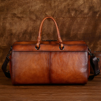 Bolsa de Cuero Premium Hecha a Mano Estilo Retro Gran Capacidad - Image 2