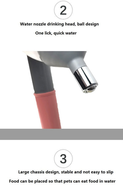 Comedero y Bebedero Elevado para Perros y Gatos con Bola Interactiva - Image 13
