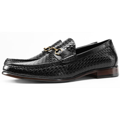 Mocasines de Cuero Tejido para Hombre - Zapatos Business Casual - Image 5