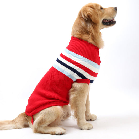 Suéter Tejido a Rayas para Perros - Ropa de Moda Elegante - Image 6
