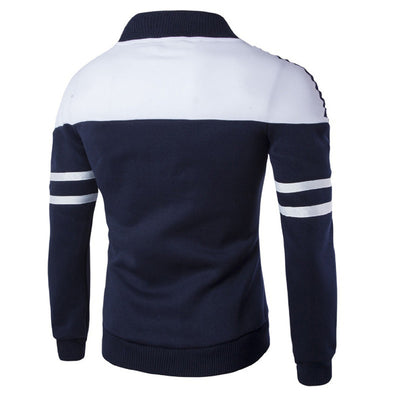 Chaqueta para Hombre con Diseño de Costuras Decorativas en Cinta - Image 16