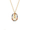 Sterling Plateado Letter Necklace Female Niche Design Sense H