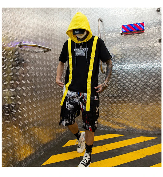 Camiseta Hip-Hop Oversize con Manga Cinco Puntos - Image 18