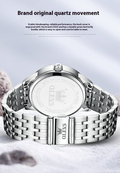 Reloj de Pulsera Ejecutivo en Acero con Escala Romana - Image 12