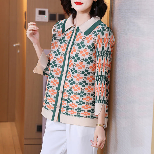 Cardigan Estampado Diseño Moderno - Chaqueta Versátil - Image 4