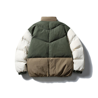 Abrigo Acolchado de Algodón con Cuello Alto - Image 26