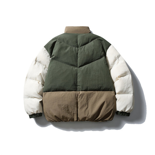 Abrigo Acolchado de Algodón con Cuello Alto - Image 26
