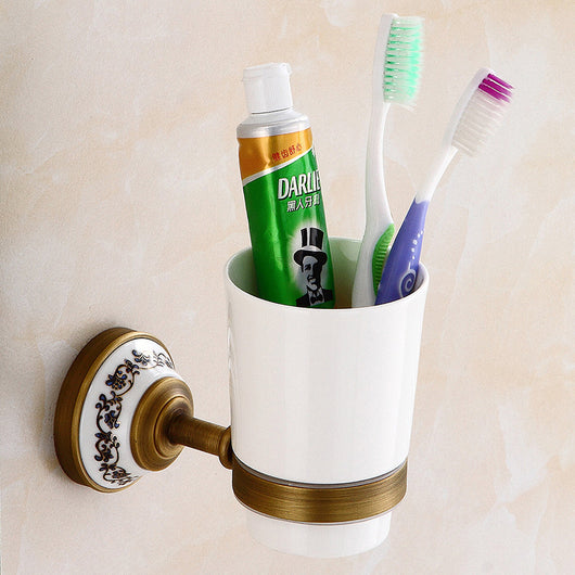 Juego de Toallero Estilo Europeo en Cobre Antiguo - Accesorios de Baño Completos - Image 31