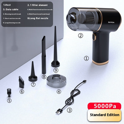 Limpiador de Auto Inalámbrico 4 en 1 con Soplador y Aspiradora Recargable - Image 5