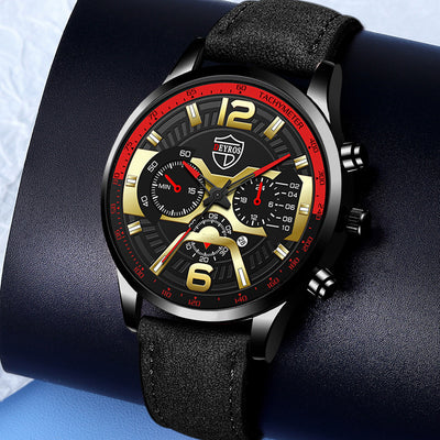 Reloj de Negocios DEYROS para Hombre con Calendario y Movimiento de Cuarzo - Image 12