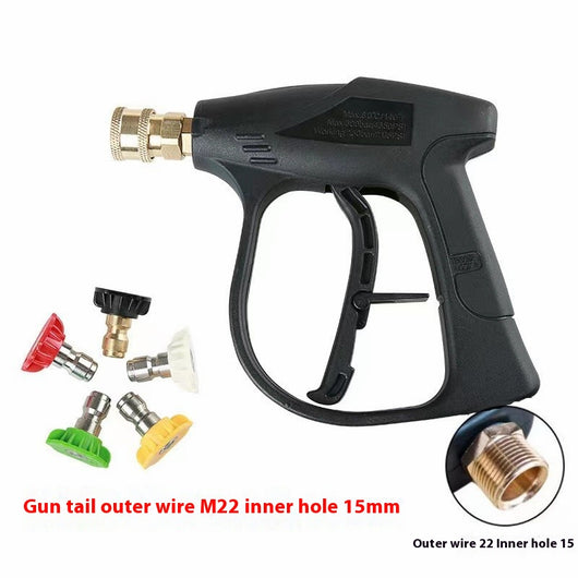 Pistola de Alta Presión para Lavado de Autos con Válvula de Aluminio - Image 8