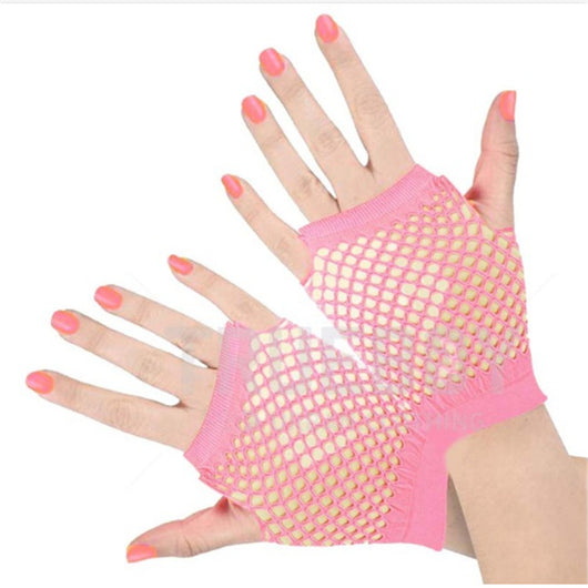 Guantes de Red sin Dedos para Fiestas y Ocio - Image 6