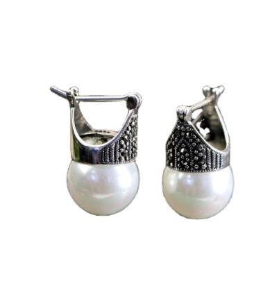 Aretes de Perla Vintage