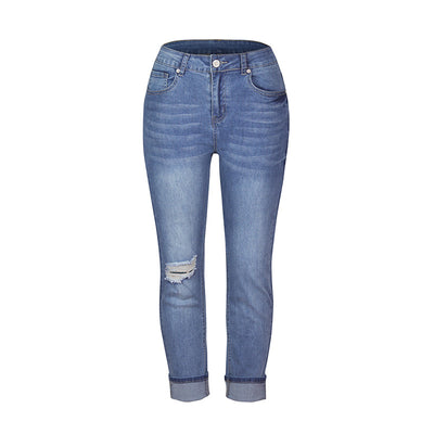 Jeans Ajustados Cintura Media para Mujer - Diseño Moderno y Versátil - Image 8