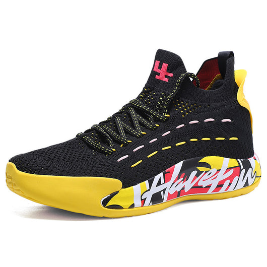 Tenis Casual Flyknit para Hombre - Sneakers Modernos Gris Cemento - Image 5