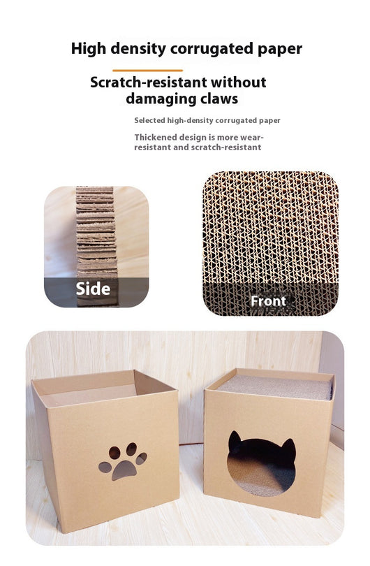 Rascador Vertical para Gatos con Cartón Corrugado Resistente - Image 13