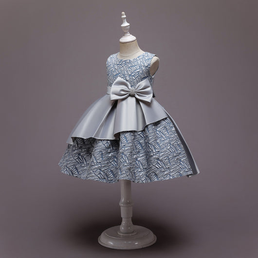 Vestido Princesa Niña Colores Lisos - Ideal para Cumpleaños y Eventos - Image 17