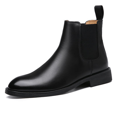 Botas Martin Punta Aguda de Cuero Nobuk para Hombre - Botines Altos Estilo Británico - Image 17