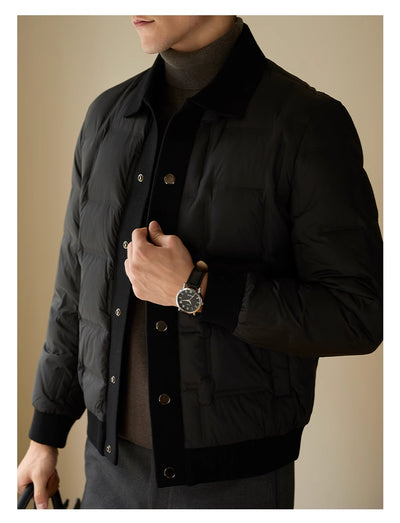 Chaqueta Casual Premium para Hombre con Diseño Patchwork - Image 12