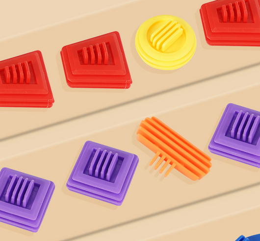 Bloques de Goma Suave para Morder - Juguete Sensorial Mágico - Image 4