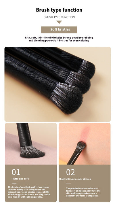 Set de 6 Brochas de Maquillaje Profesional - Sombra, Delineador y Corrector - Image 10