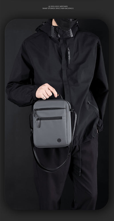 Bolsa Bandolera Impermeable para Hombre - Diseño Casual de Un Solo Hombro - Image 27