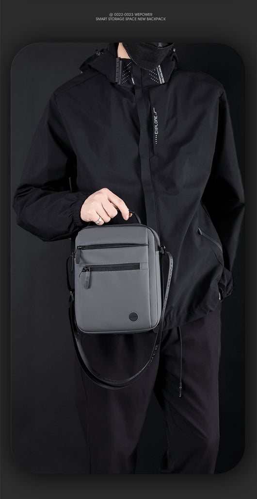 Bolsa Bandolera Impermeable para Hombre - Diseño Casual de Un Solo Hombro - Image 27